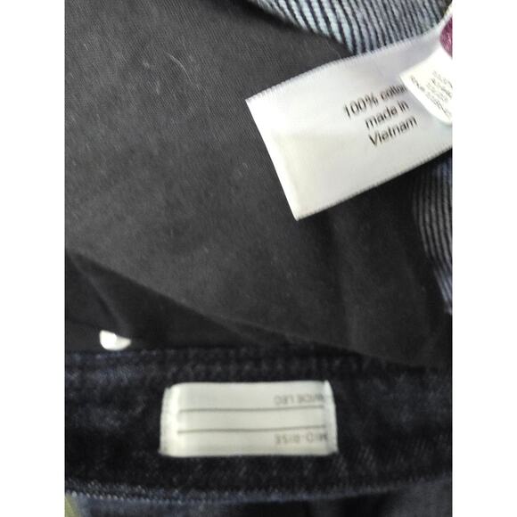 Lane Bryant Cargo Mid Rise Wide Leg Jeans 20 Womens Plus Size Dark Wash - Picture 6 of 6